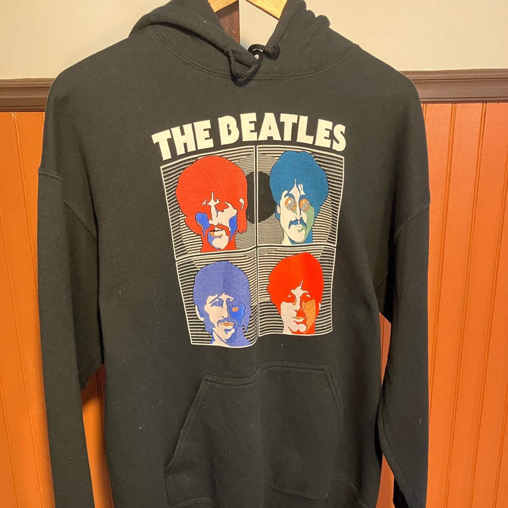The Beatles Yellow Submarine Black Hoodie L